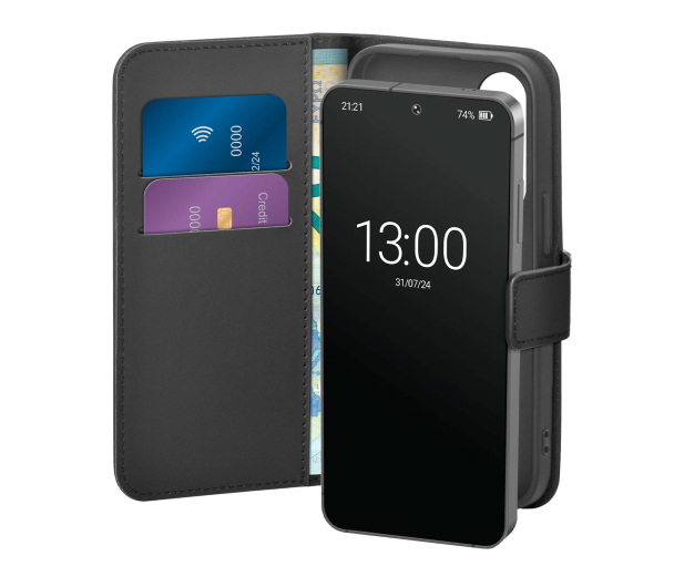 Puro Booklet Case z klapką i portfelem do Samsung Galaxy S25 - cz - 1346145 - zdjęcie